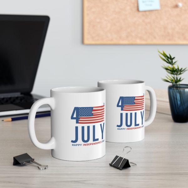 4th Of July Coffee Mug, Celebrating Freedom Mug, Patriotic Mug, American Mug, Independence Day Mug