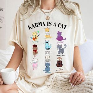 Karma Is A Cat Eras Tshirt