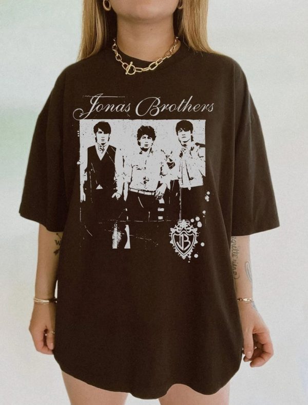 Jonas Brothers Vintage T-Shirt, Jonas Five Albums One Night Tour Shirt, Jonas Brothers 2023 Tour Shirt, Jonas 90’s Tee, Comfort Colors Shirt