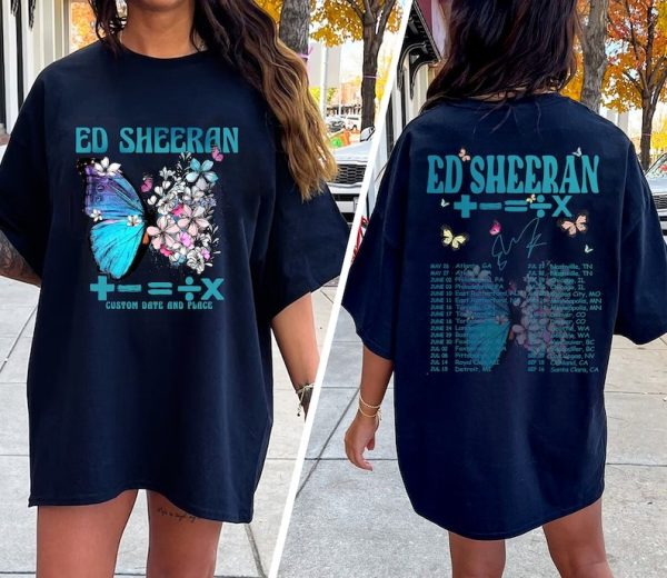 Custom Mathematics Tour Shirt, Butterfly Tshirt, Butterfly Equals Tour shirts, The Mathematics World Tour Shirt, Custom Tshirt, 2023 Tour