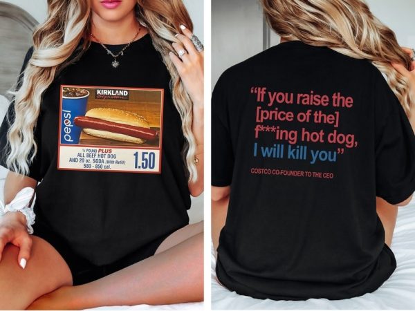 Costco Hot Dog Shirt, 1.50 Costco Hot Dog, Costco Hot Dog T Shirt, 1.50 Hotdog Shirt, Hot Dog Lover Gift, Hot Dog Sweatshirt, Hotdog Gifts