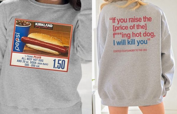 Costco Hot Dog Shirt, 1.50 Costco Hot Dog, Costco Hot Dog T Shirt, 1.50 Hotdog Shirt, Hot Dog Lover Gift, Hot Dog Sweatshirt, Hotdog Gifts