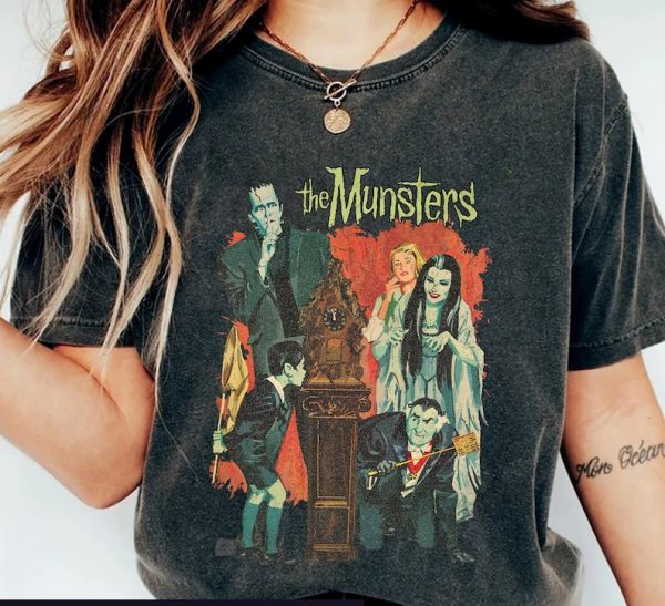 The Munster Tshirt, Halloween Shirt, Frankenstein Tee, The Munster Tv Series, Horror Movie Shirts, Halloween Party, Hoodie, Sweatshirt