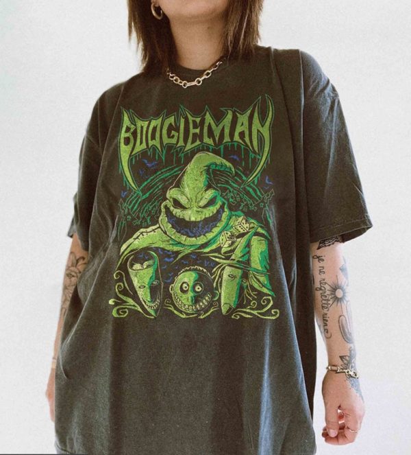 Retro Boogie Man Shirt, Halloween Boogie T-Shirt, Oogie Boogie 2023 Sweatshirt, Disney Halloween 2023 Shirt, Halloween Gift