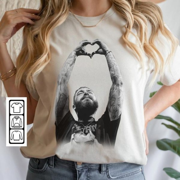 Post Malone Shirt, Music Lover Tee, Graphic Concert Shirt, Hip Hop Fan Gift, Vintage Inspired, Hip Hop Concert Tee, Twelve Carat 2023