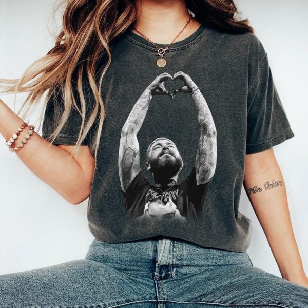 Post Malone Shirt, Music Lover Tee, Graphic Concert Shirt, Hip Hop Fan Gift, Vintage Inspired, Hip Hop Concert Tee, Twelve Carat 2023