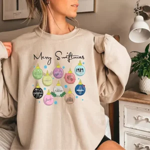 merry swiftmas sweatshirtswiftie merchswiftmas christmas shirtvintage swiftie merch the eras tour sweatshirt christmas sweatshirt