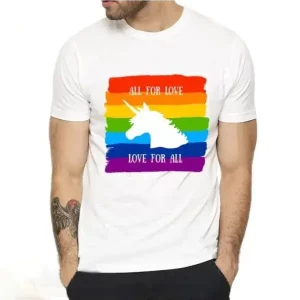 all for love lgbt pride valentine t shirt