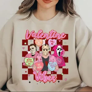 ghostface scream horror valentines day tee