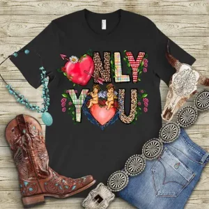 only u love i love you valentines day shirt